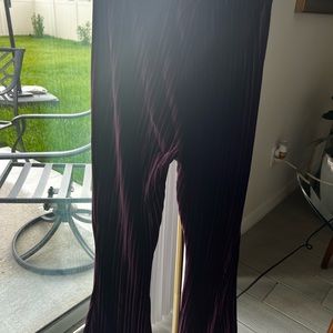Burgundy Velvet Pants w/ a set